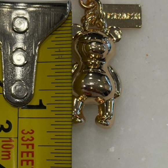 COACH Bear Gold Mini Handbag Charm or Zipper Pull NWOT - Picture 5 of 6